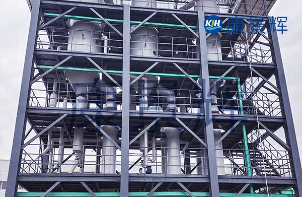 處理量100t/d氯化鈉高鹽高COD三效蒸發器