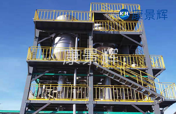 5T/h的MVR硫酸鈉降膜+強制循環蒸發器