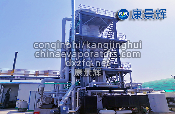 每小時處理量9噸的氯化銨MVR蒸發器