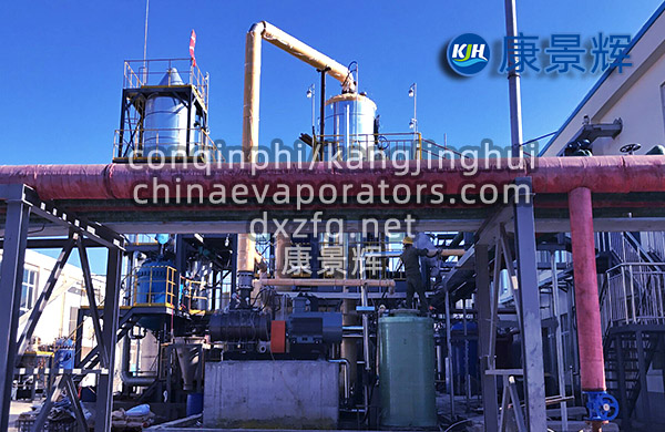 撬裝式強(qiáng)制循環(huán)MVR蒸發(fā)器